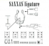 Saxxas TS HR Silver Plated Blattschraube für Kautschuk Tenorsaxophon