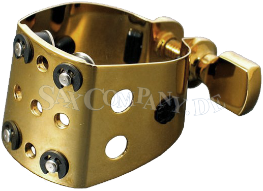Saxxas AS DU Gold Plated Blattschraube für Metall-Mundstück Altsaxophon - zum Schließen ins Bild klicken