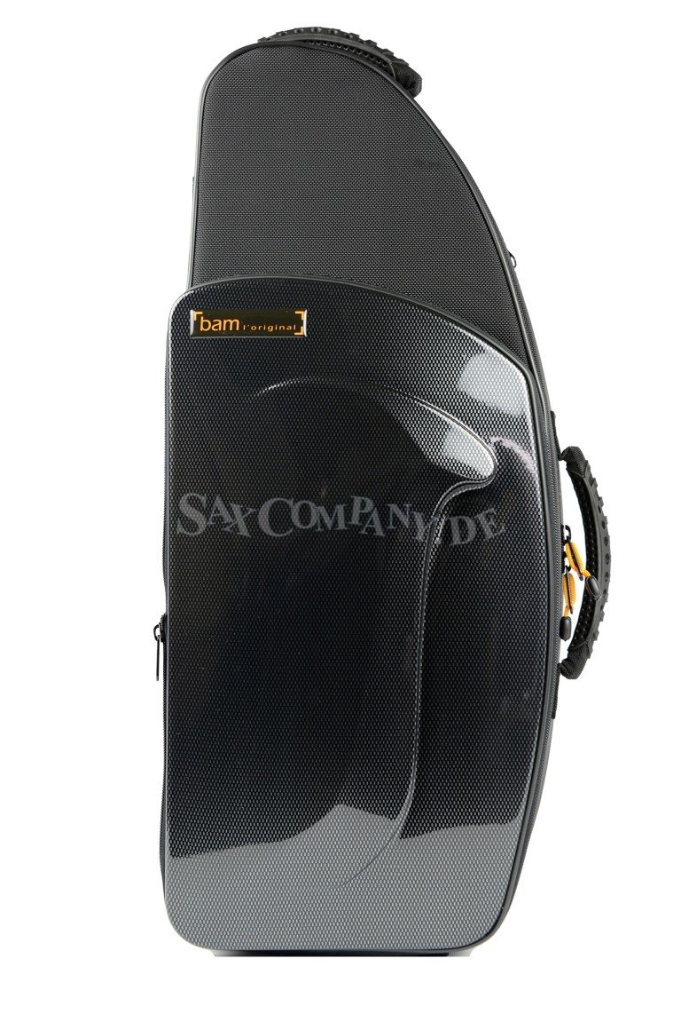 BAM New Trekking Koffer TREK3021S für Altsaxophon Schwarz Carbon - zum Schließen ins Bild klicken