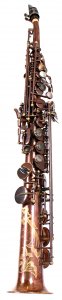 System'54 Einteiliges Sopransaxophon gebogener Hals Pure Brass