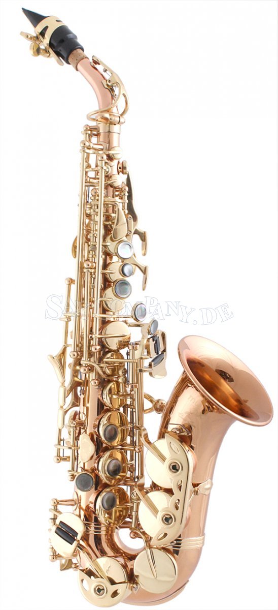 MySax Classic Series Gebogenes Sopran Saxophon Bronze - zum Schließen ins Bild klicken