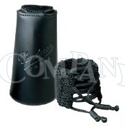 Vandoren Klassik LC 37 L Ligature + leather cap black - zum Schließen ins Bild klicken