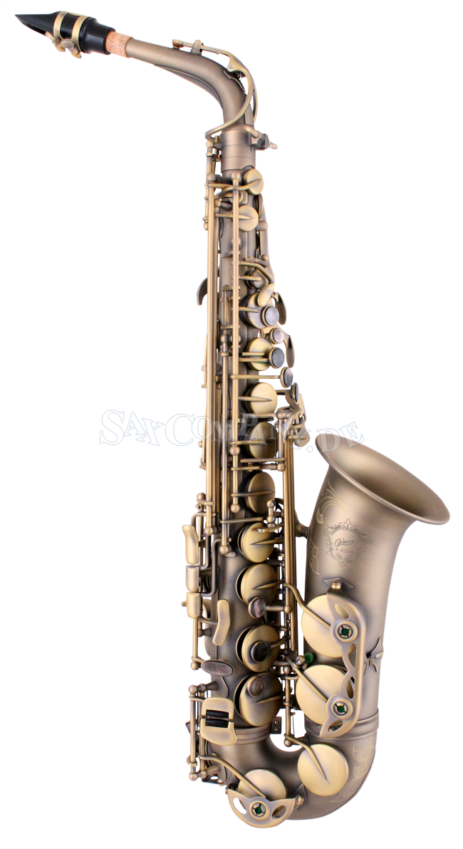 Cadeson R Vintage Altsaxophon - zum Schließen ins Bild klicken
