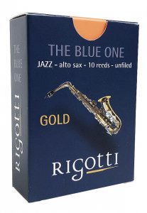 Rigotti Gold JAZZ Blätter für Altsaxophon (10 Stk.) Light Medium Strong