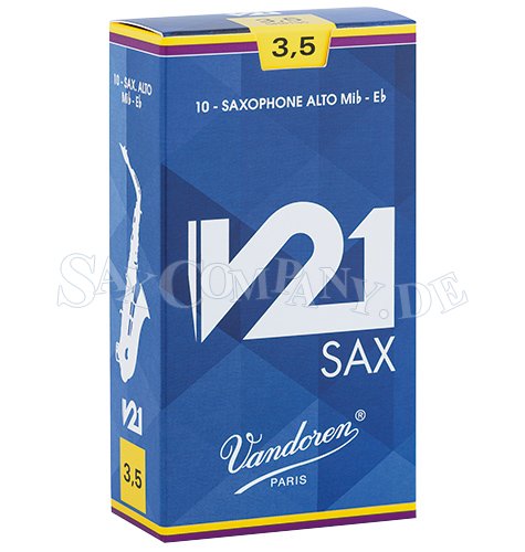 Vandoren V21 Blätter für Altsaxophon (10 Stk) - zum Schließen ins Bild klicken