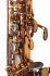 System'54 Einteiliges Sopransaxophon gebogener Hals Vintage Gold