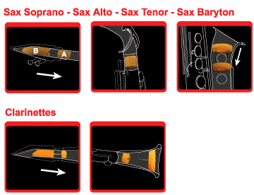 Saxmute für Altsaxophon